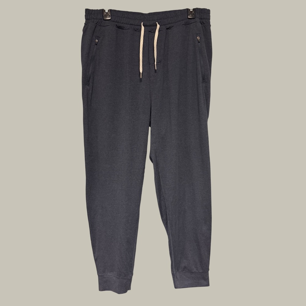 Vuori Ponto Performance Jogger Mens XXL Charcoal Heather Blue DreamKnit V438